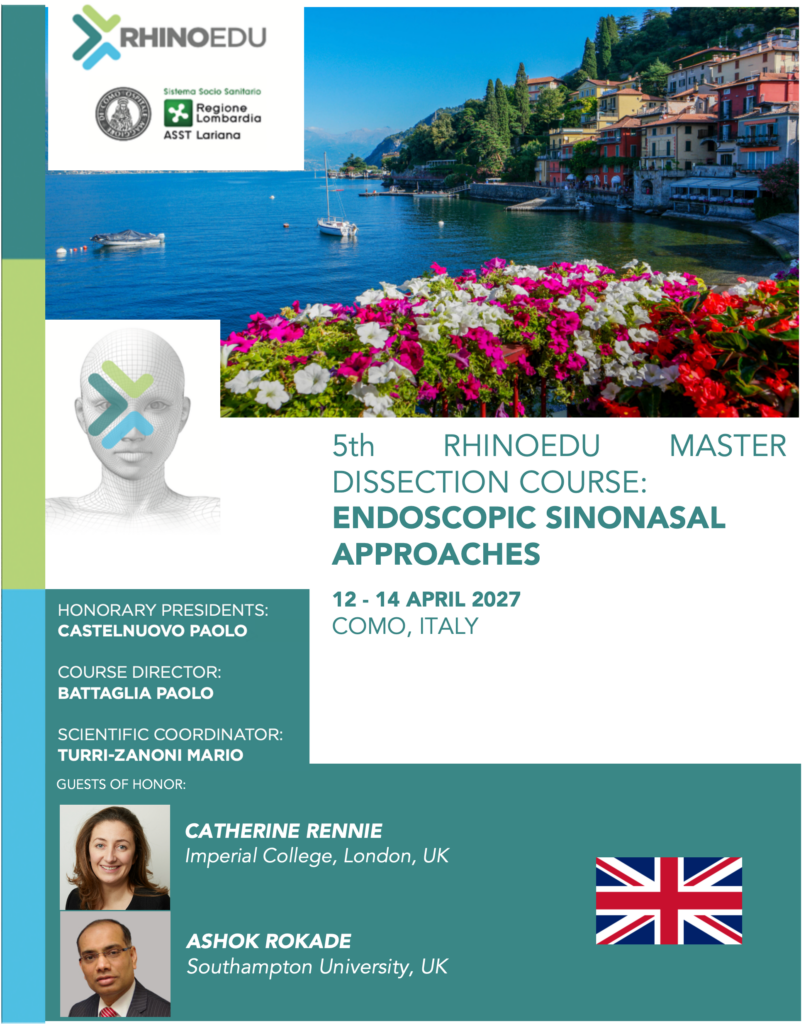 5th RHINOEDU MASTER DISSECTION COURSE: ENDOSCOPIC SINONASAL APPROACHES